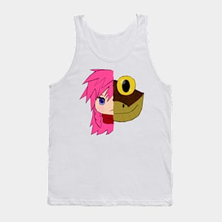 Hanna Meets Kaa - emoji half heads (1) Tank Top